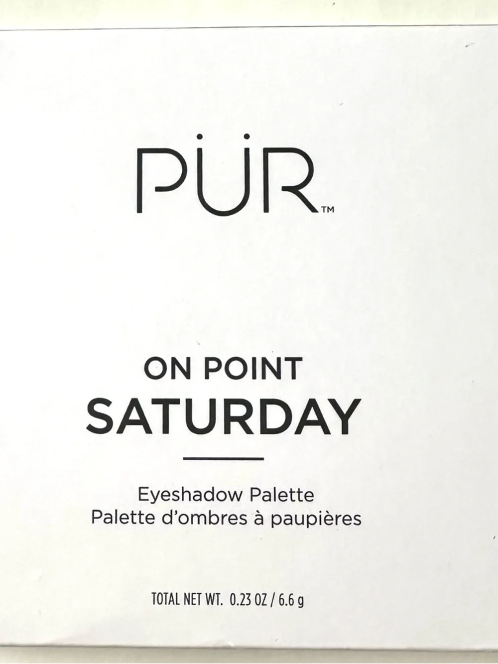 PUR On Point‎ Vegan Eyeshadow Palette Six-Shade “Saturday” Vegan- Cruelty Free